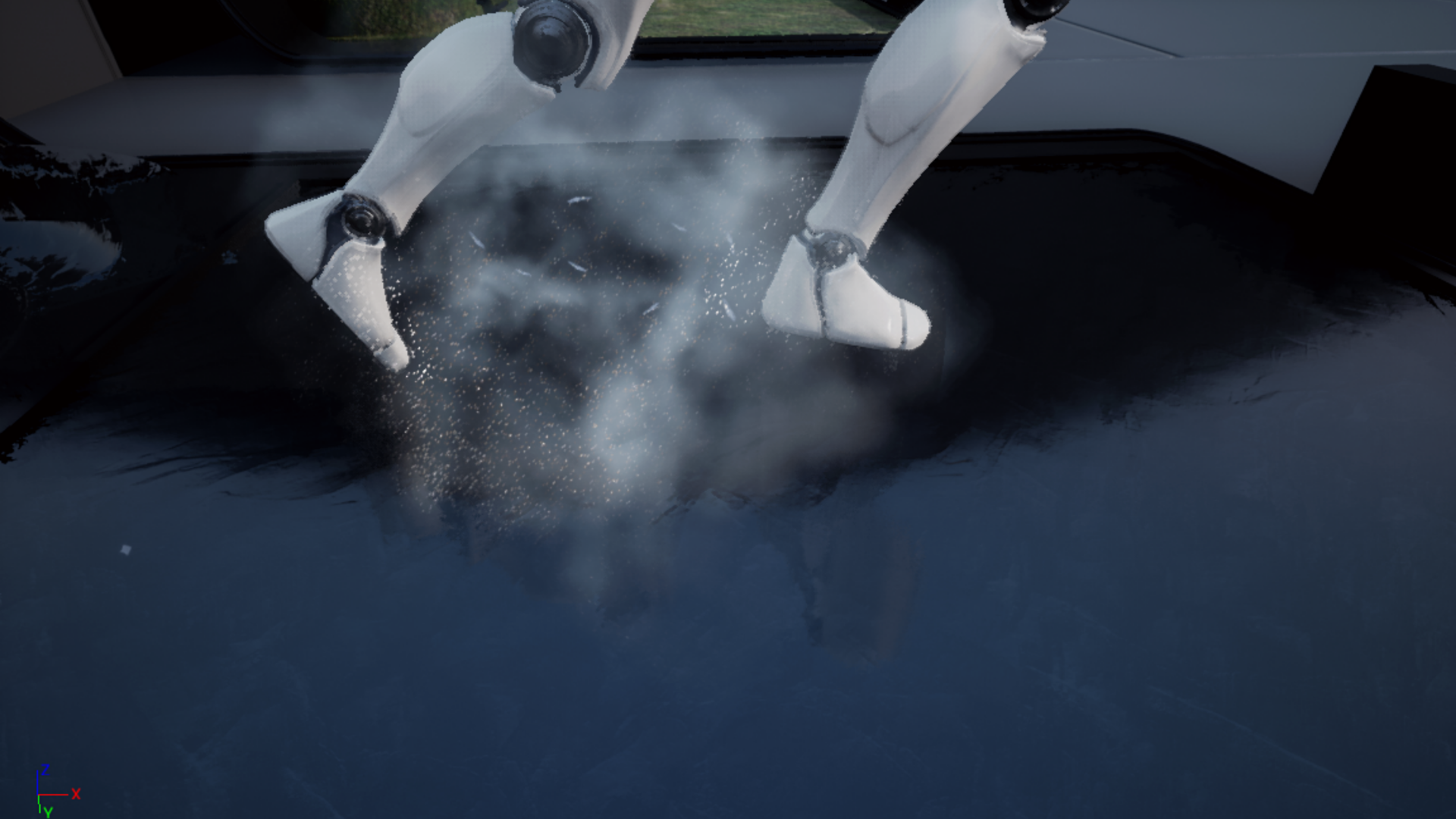 Niagara Footstep VFX